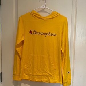 Champion hooded tee L 